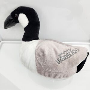 Plush Goose - Black and White